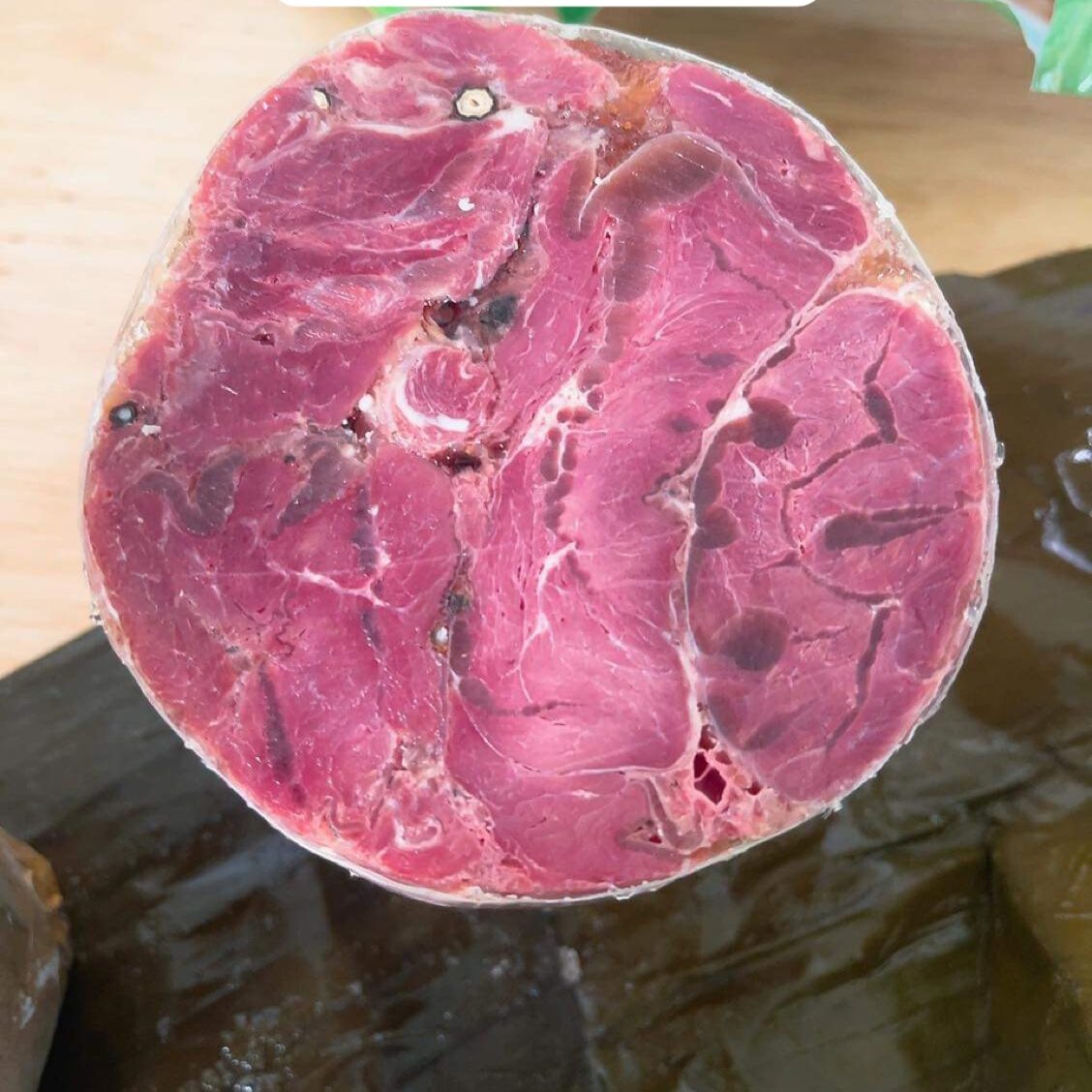 giò bắp hoa bò cuộn